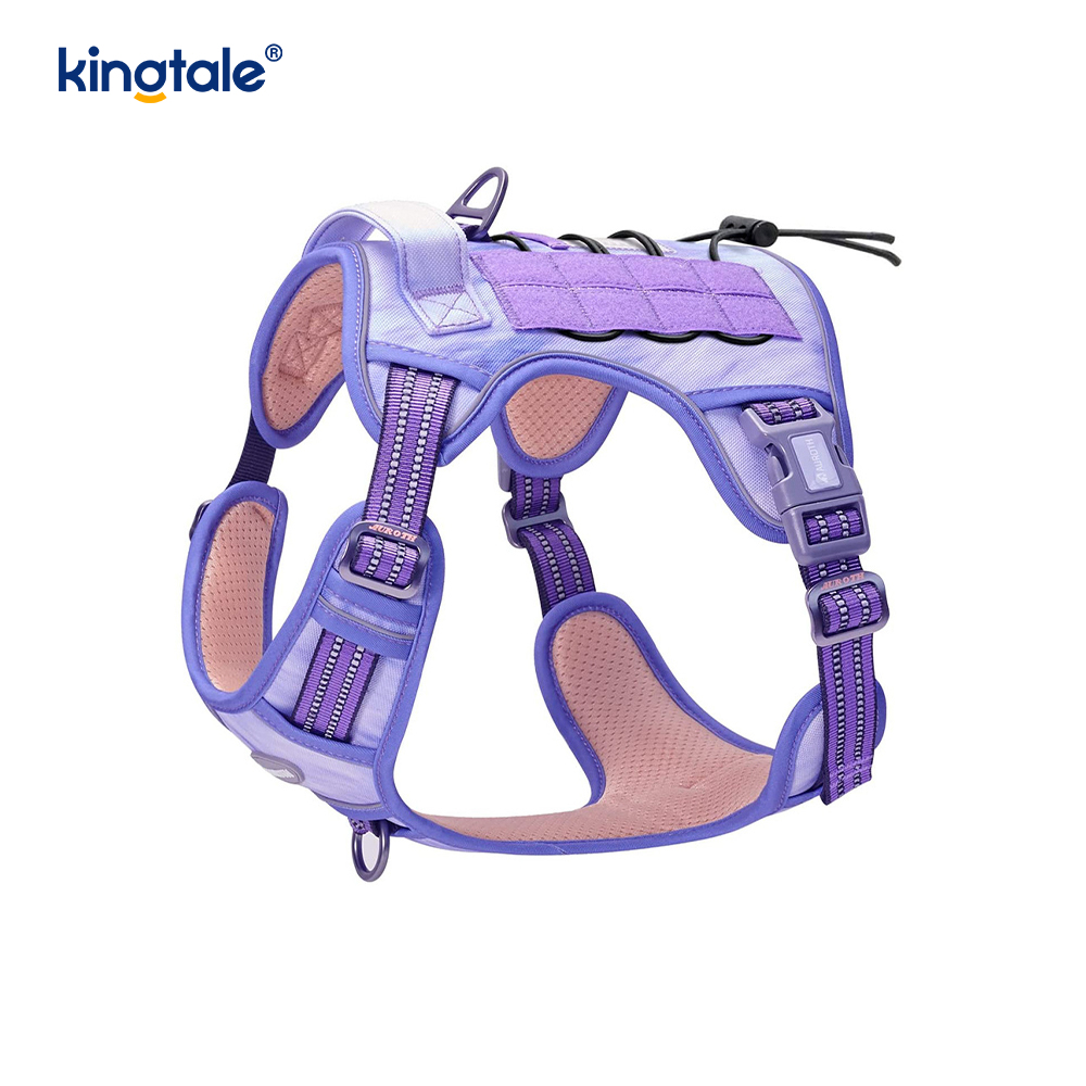 Solid Walang Pull Nylon Heavy Duty Dog Belt Vest Training harnesses Chest