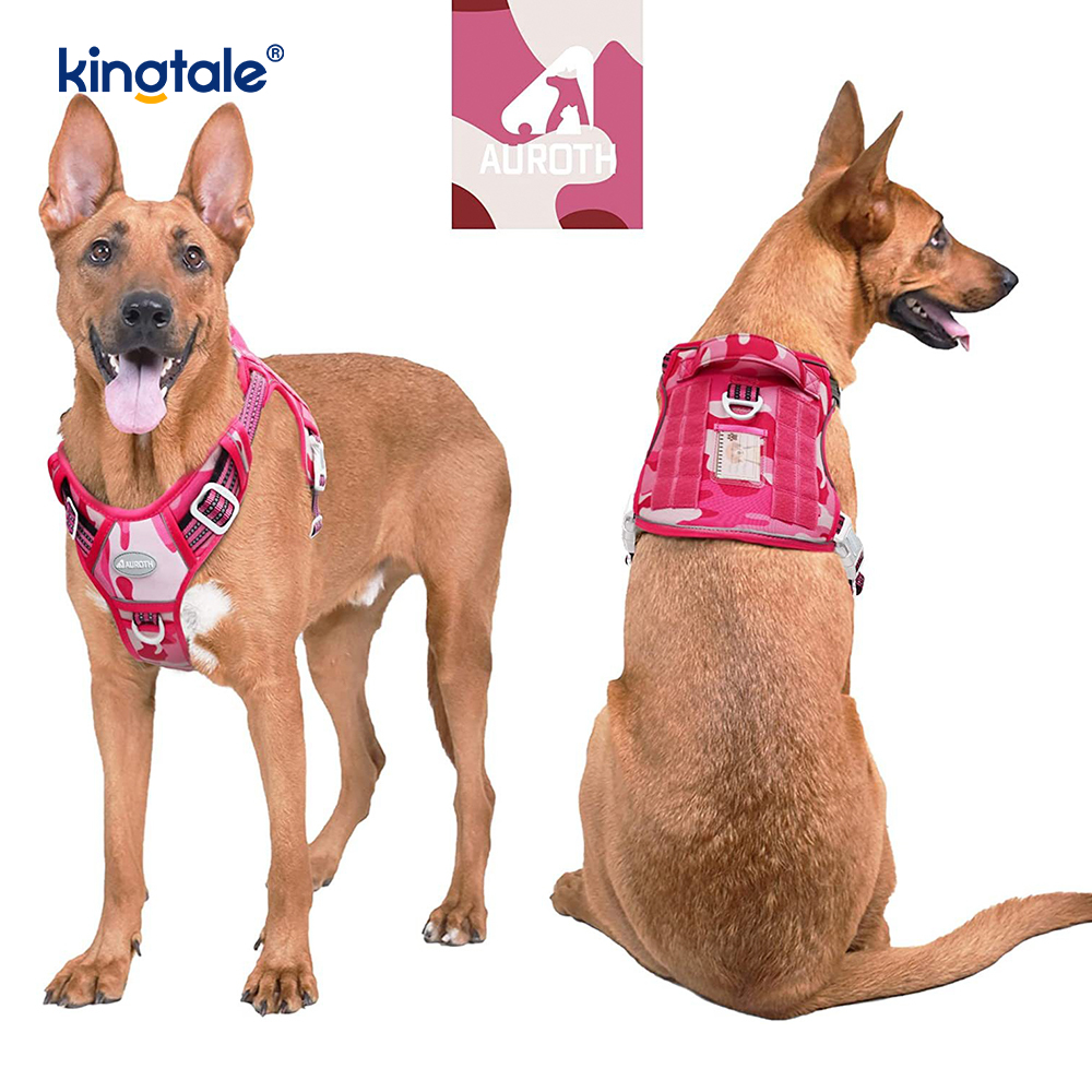 Solid Walang Pull Nylon Heavy Duty Dog Belt Vest Training harnesses Chest