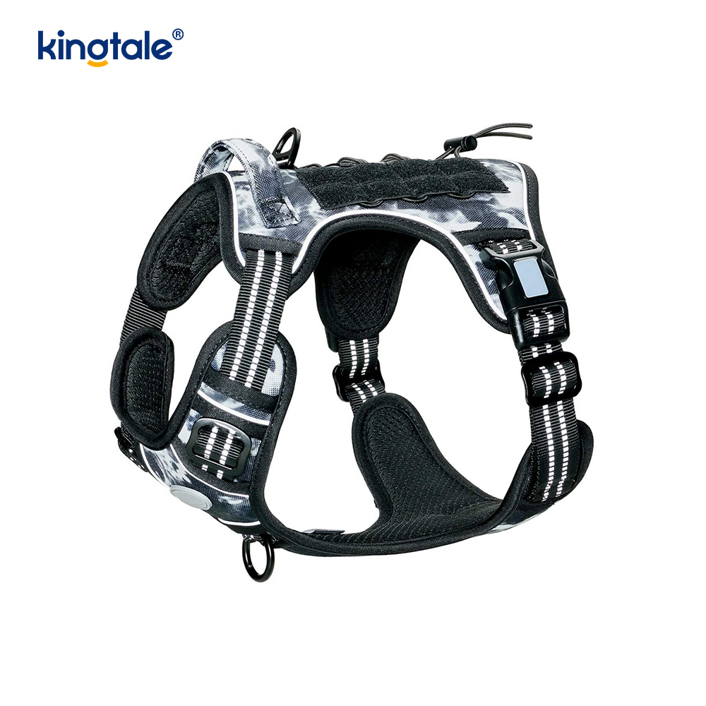 Solid Walang Pull Nylon Heavy Duty Dog Belt Vest Training harnesses Chest