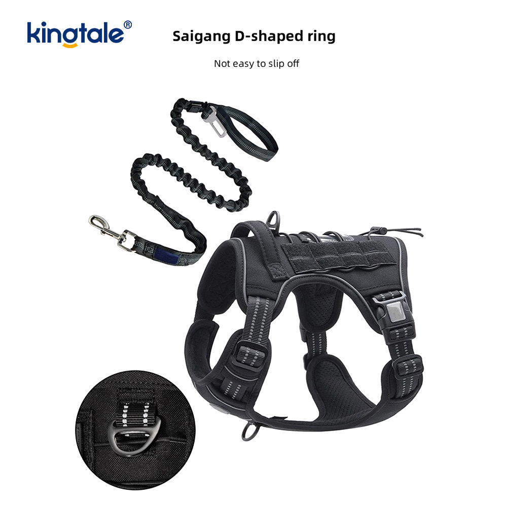 Solid Walang Pull Nylon Heavy Duty Dog Belt Vest Training harnesses Chest
