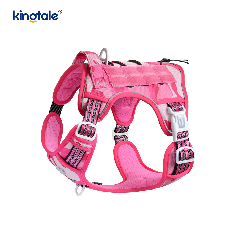 Solid Walang Pull Nylon Heavy Duty Dog Belt Vest Training harnesses Chest