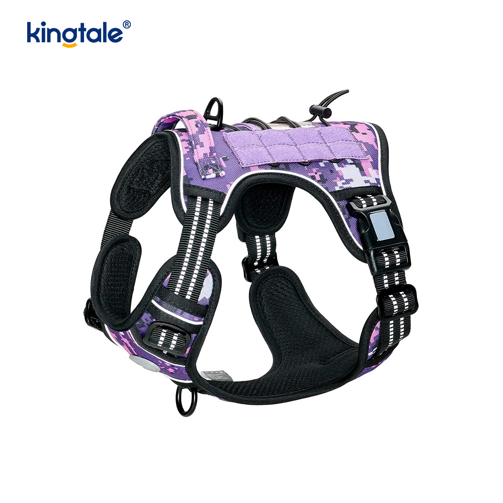 Solid Walang Pull Nylon Heavy Duty Dog Belt Vest Training harnesses Chest