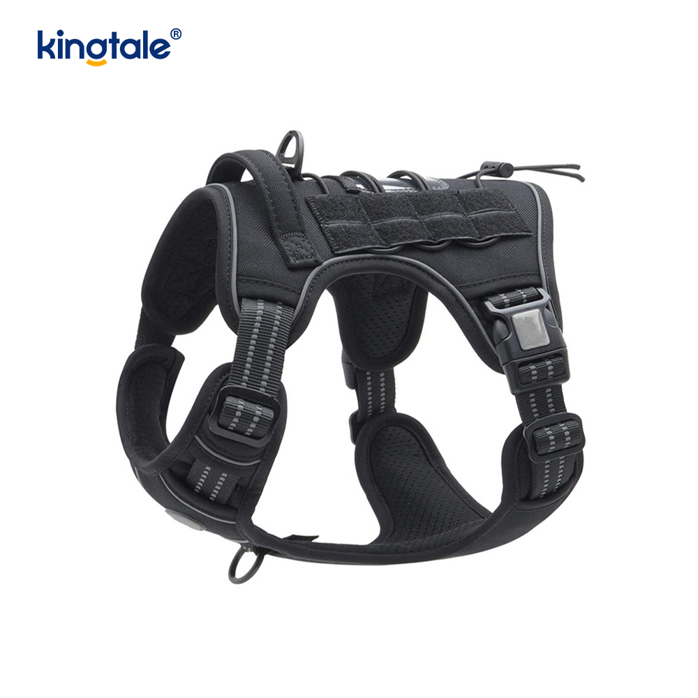 Solid Walang Pull Nylon Heavy Duty Dog Belt Vest Training harnesses Chest