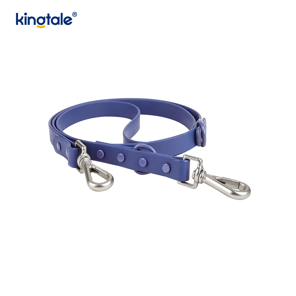 Custom na Fashionable Magaan na Waterproof Pvc Dog Harness Leash Collar