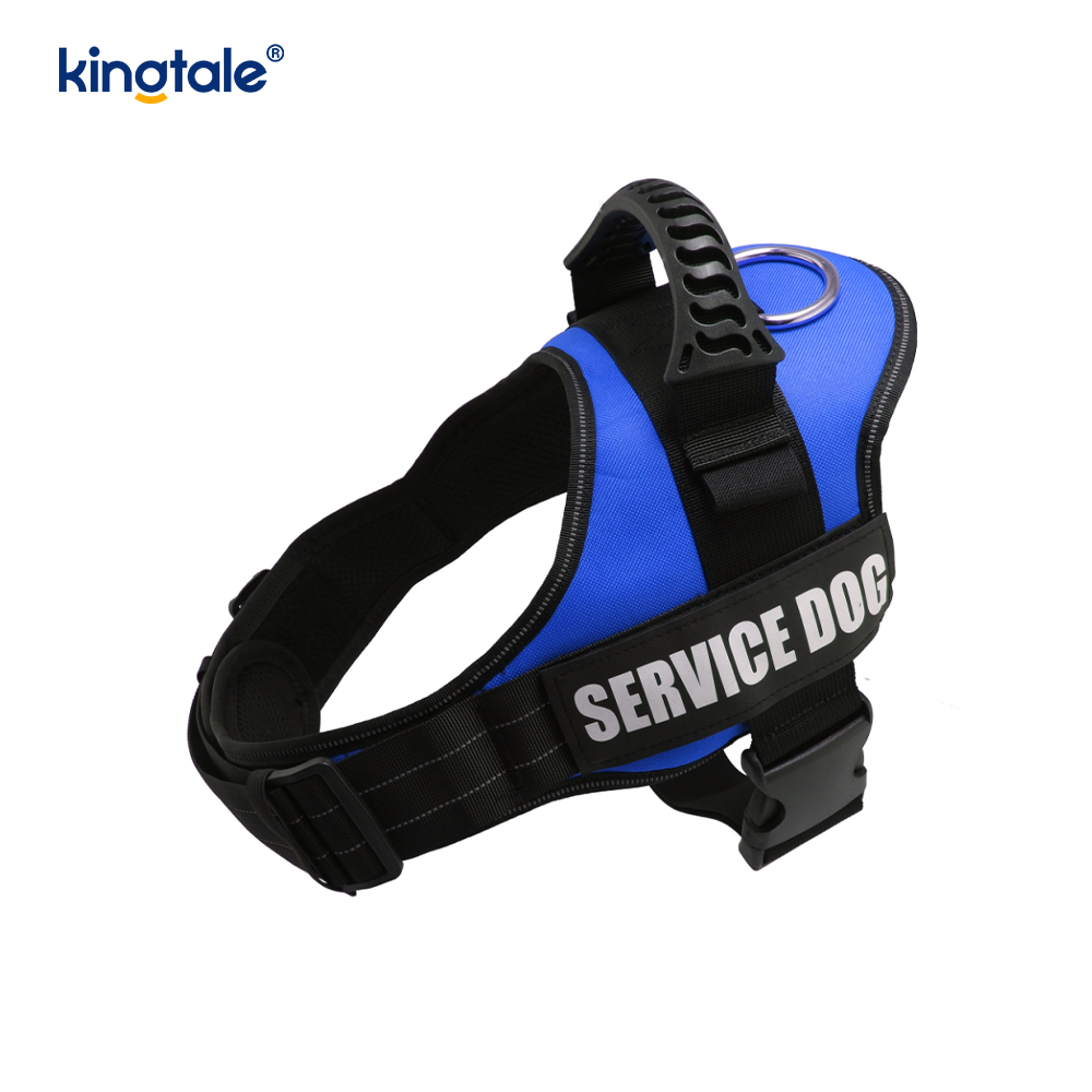 Walang Pull Reflective Designer Dog Harness Solid Nylon Rope Dog Leash