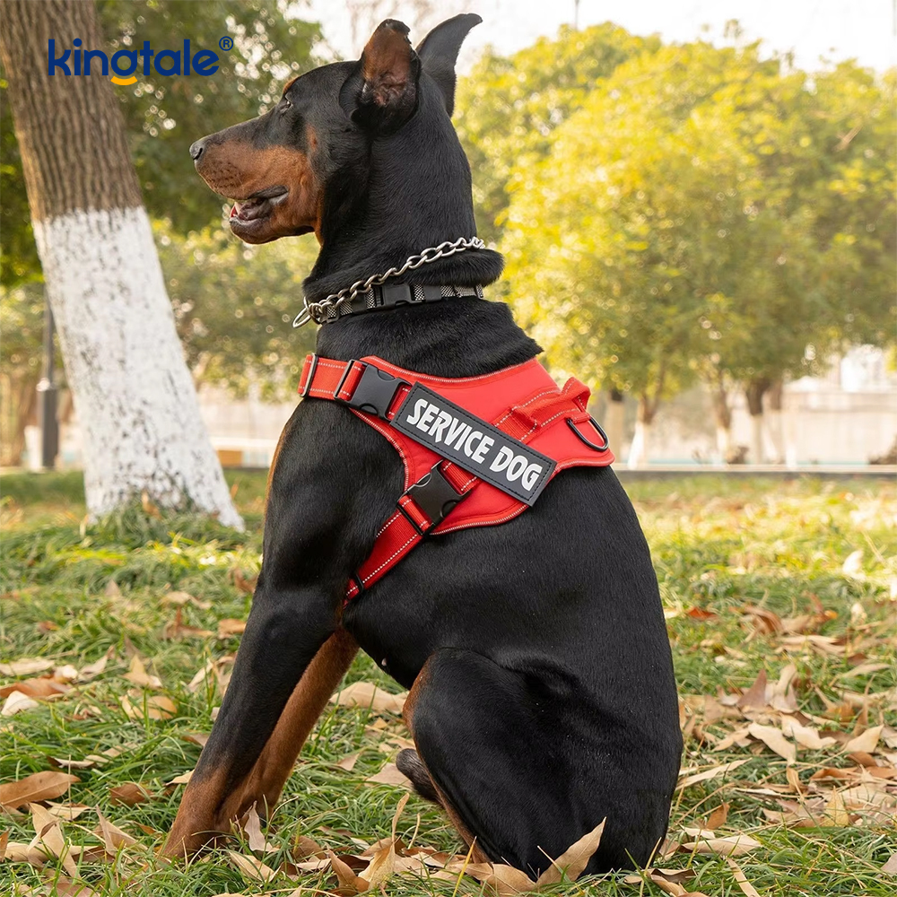 No-Pull Reflective Tactical Heavy Duty Tactical Dog Harness Para sa Malaking Aso