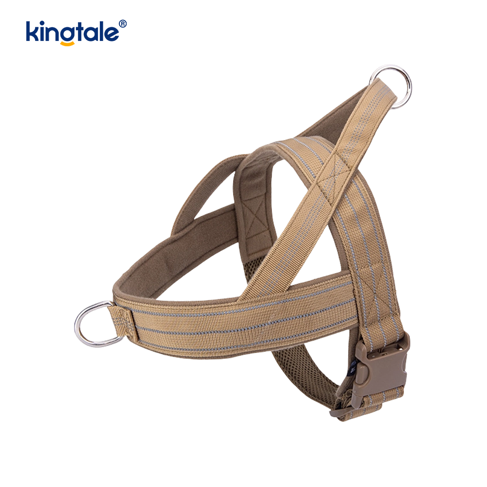 Malaking Tactical No Pull Breathable Adjustable Dog Harness Para sa Pagsasanay