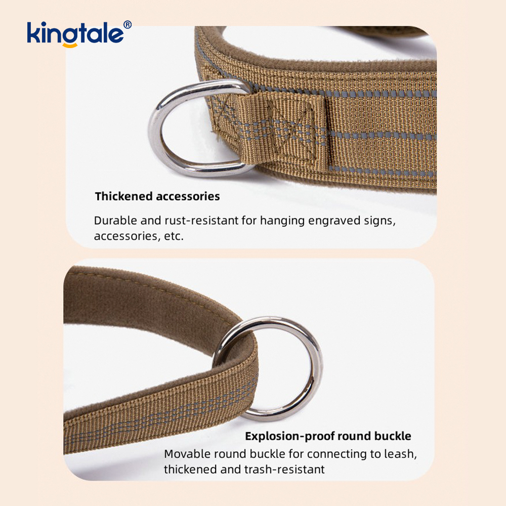Malaking Tactical No Pull Breathable Adjustable Dog Harness Para sa Pagsasanay
