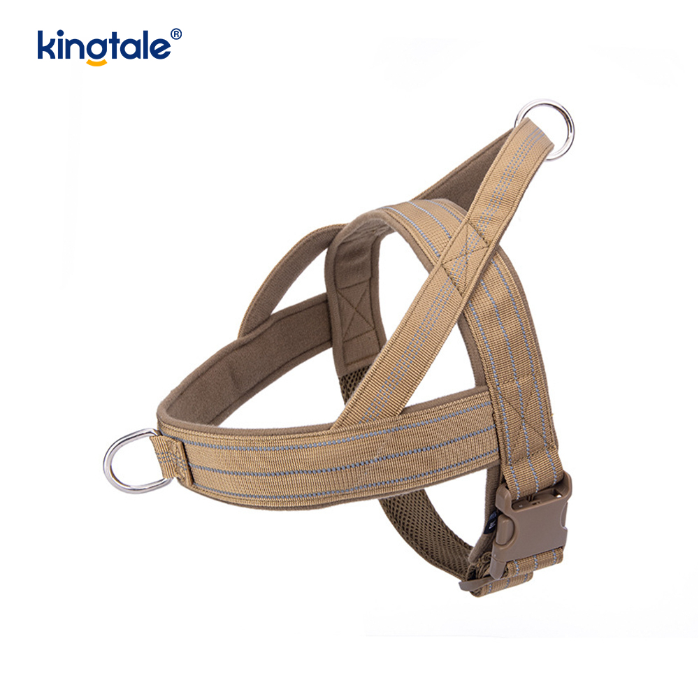 Malaking Tactical No Pull Breathable Adjustable Dog Harness Para sa Pagsasanay