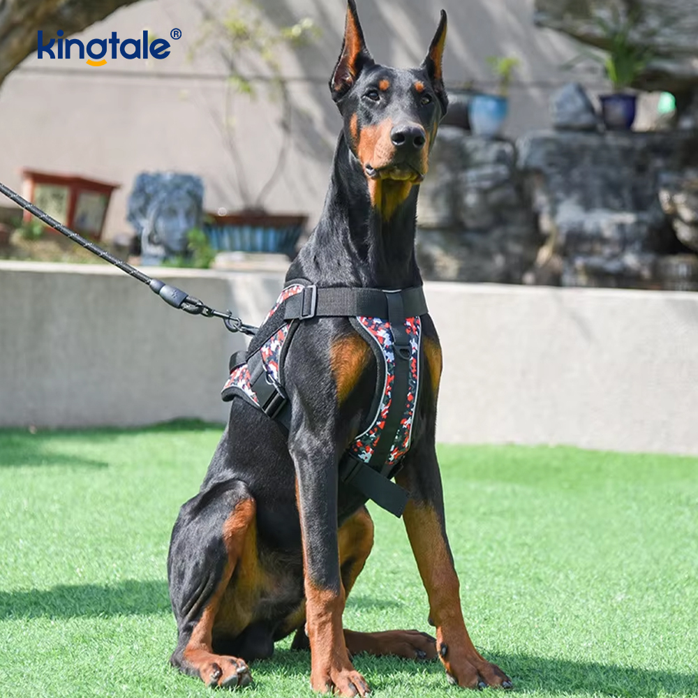 Heavy Duty Tactical No Pull Adjustable Reflective Pet Vest Dog Harness