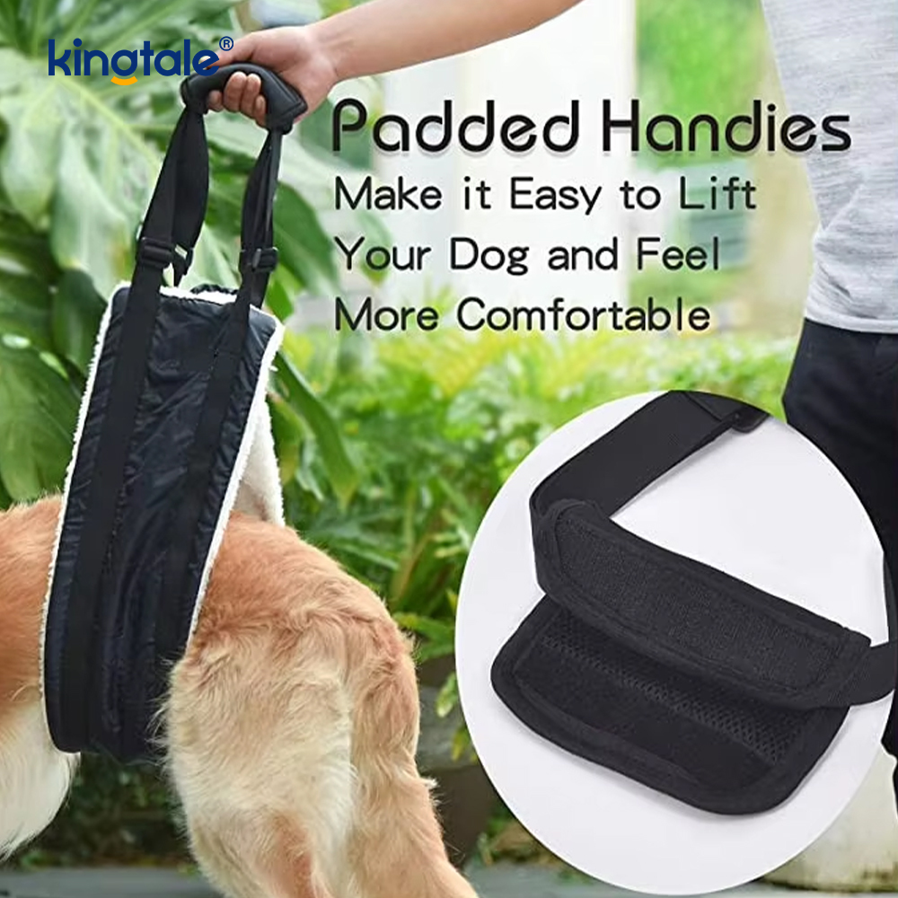 Customized Portable Dog Sling Solid Sustainable Dog Lift Harness Para sa Mga Alagang Hayop
