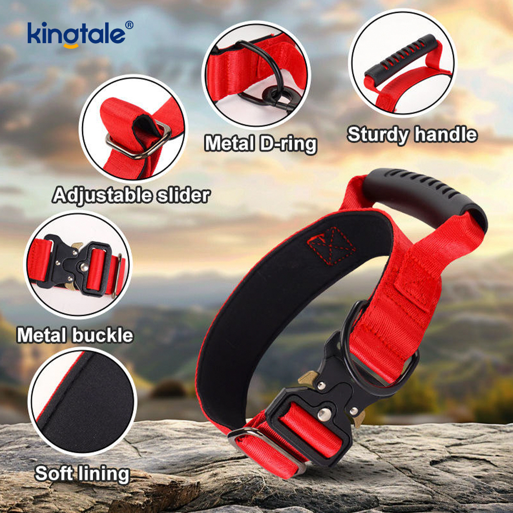 Tactical Training Nylon Control Handle Quick-Release Collar