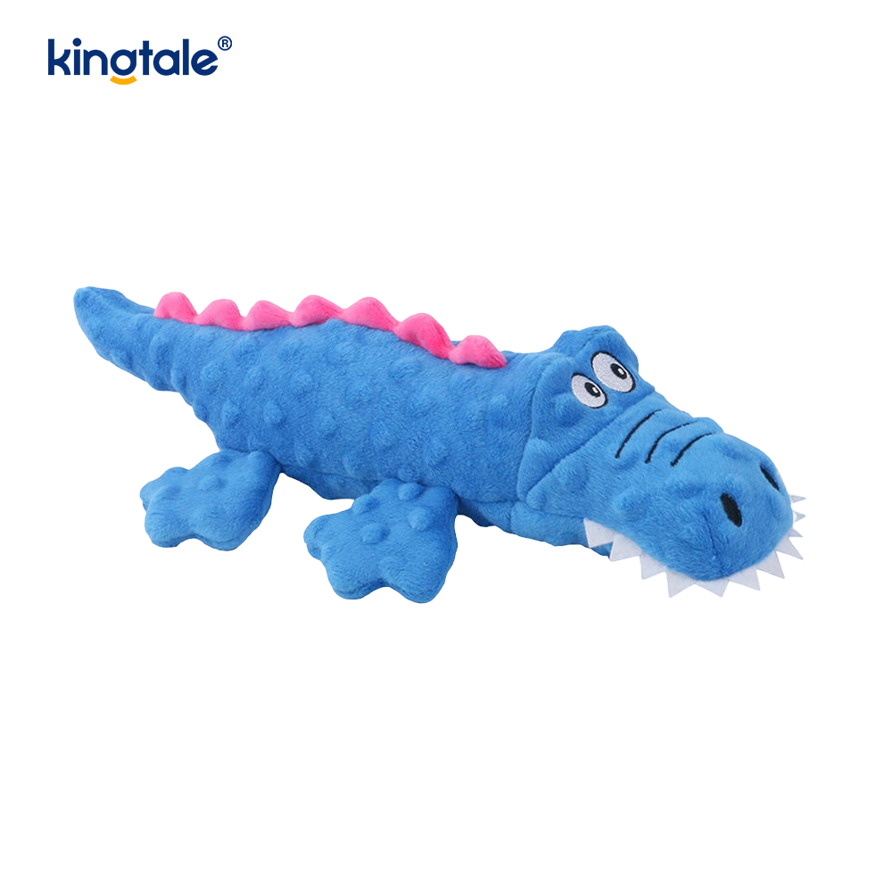 Crocodile Voice Plush Pet Chew Toy para sa Aso