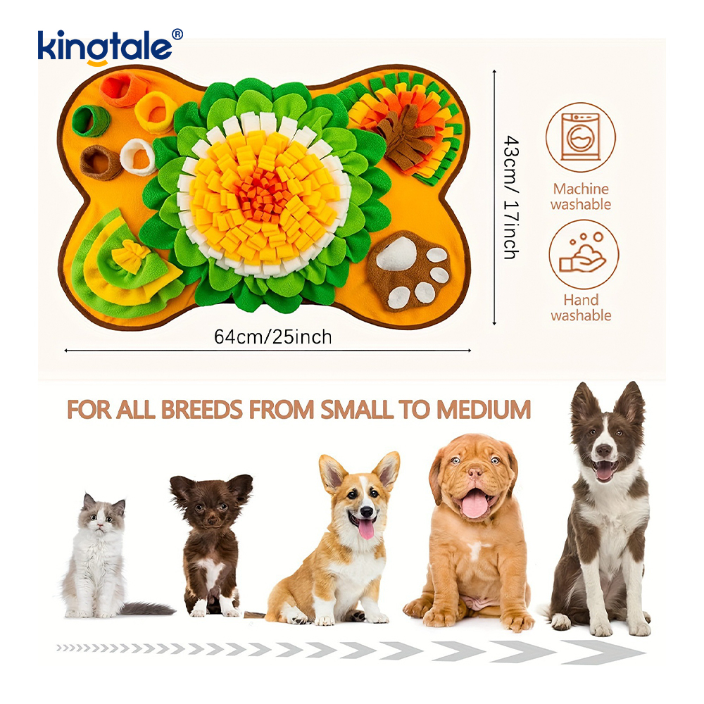 Pet Snuffle Mat para sa Dogs Interactive Feed Puzzle