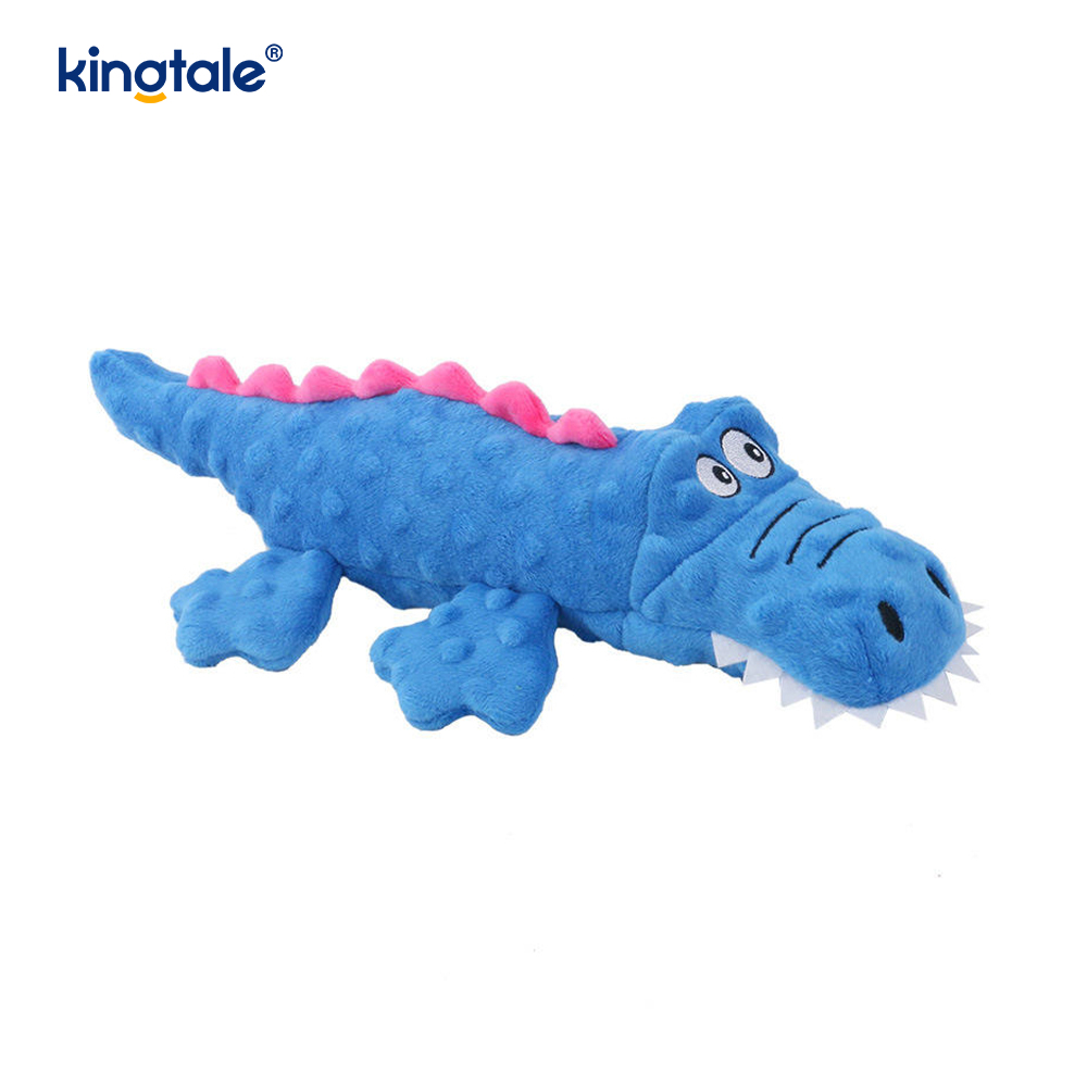 Crocodile Voice Plush Pet Chew Toy para sa Aso