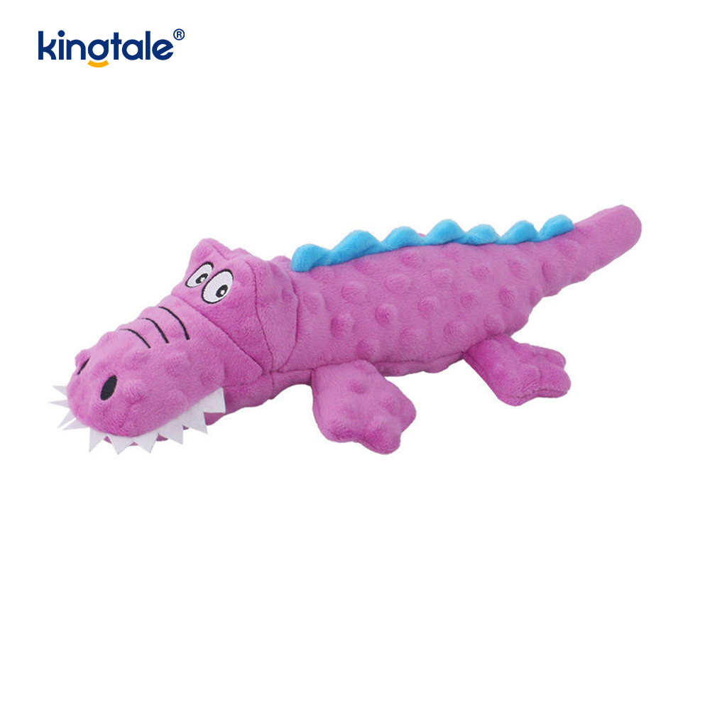 Crocodile Voice Plush Pet Chew Toy para sa Aso