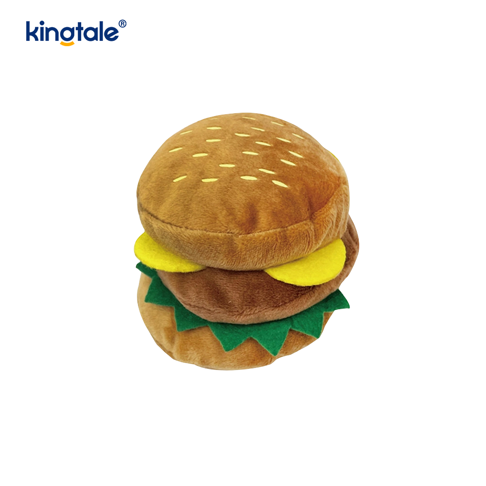 Food Screaming Toy Hamburger, French Fries, Chicken Leg para sa Pusa at Aso