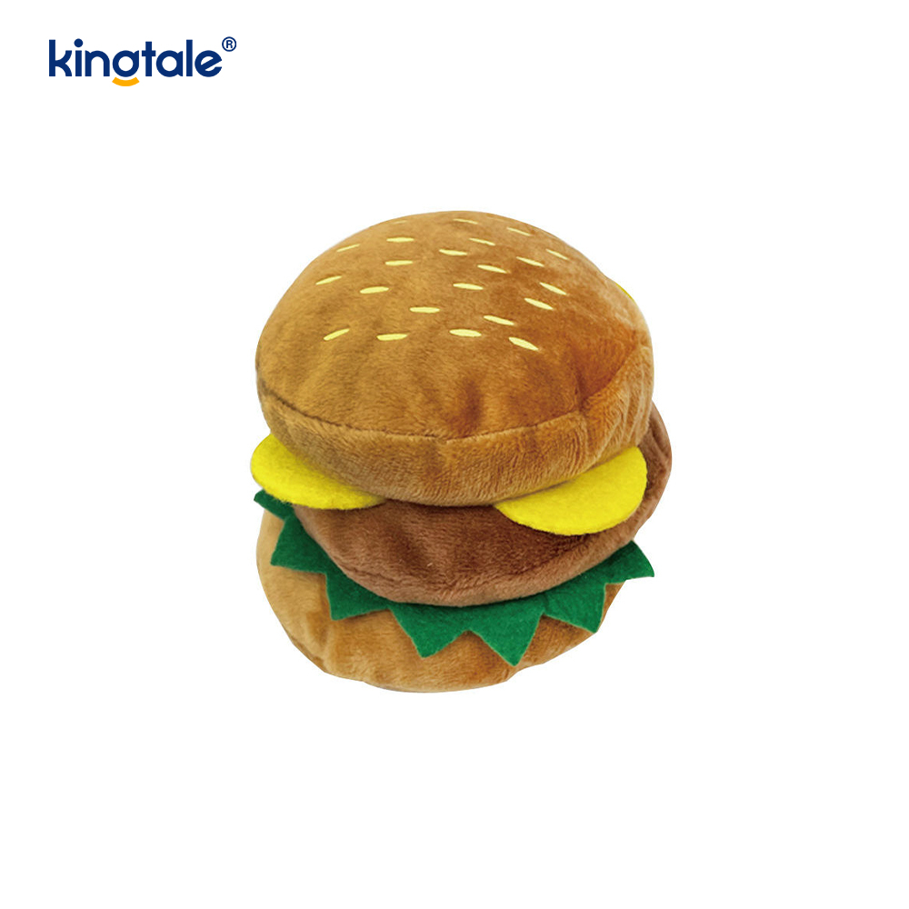 Food Screaming Toy Hamburger, French Fries, Chicken Leg para sa Pusa at Aso