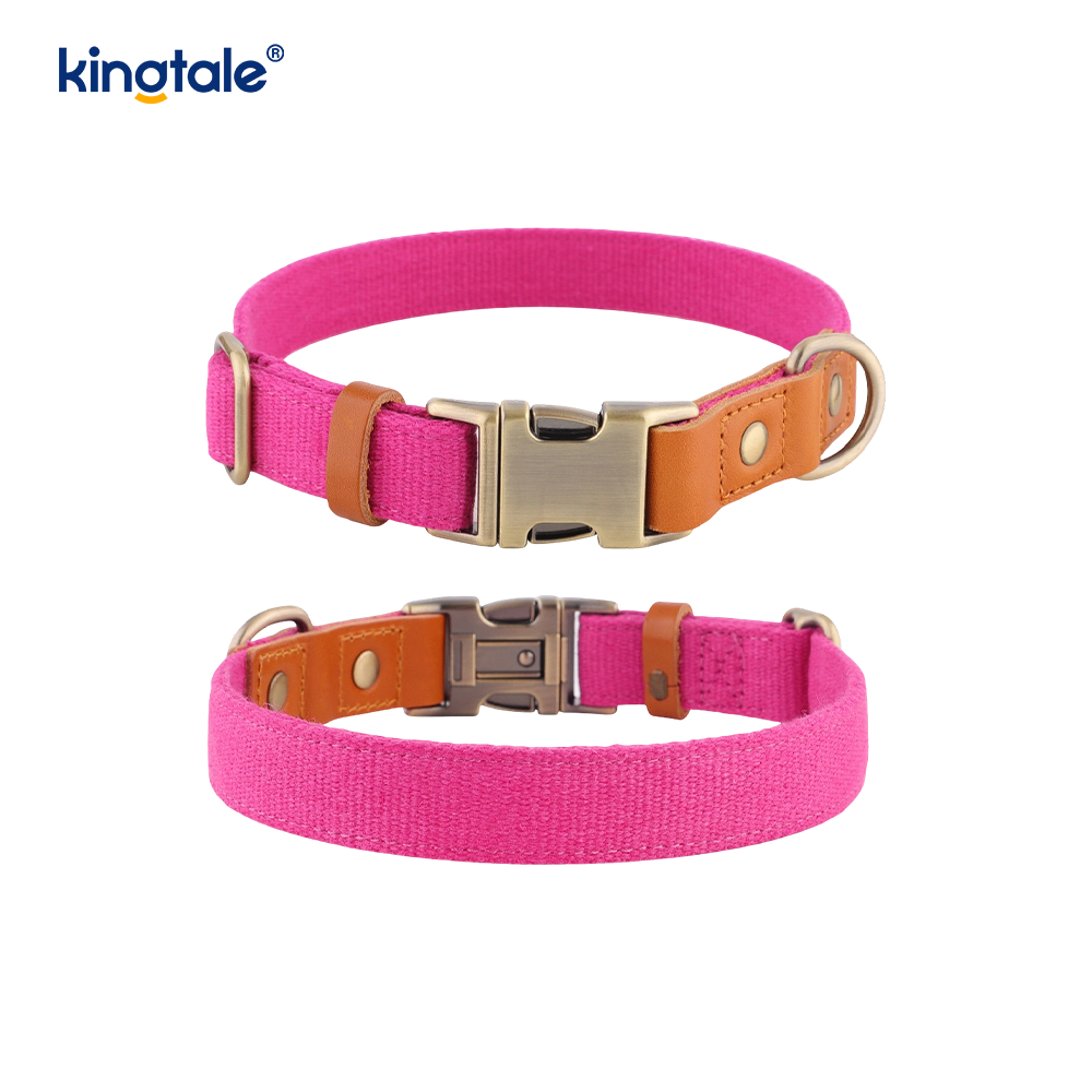Hindi Nakasisikip Makahinga Matibay na Natural Hemp Dog Collar