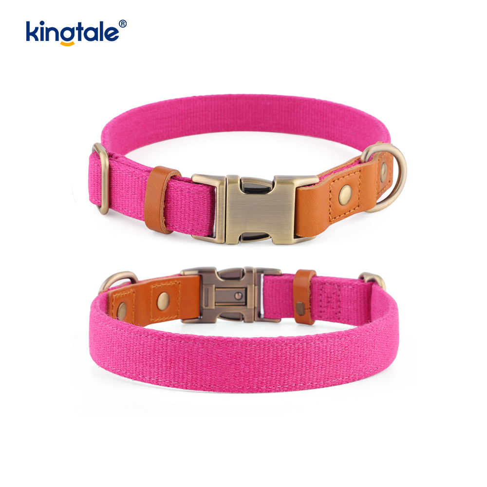 Hindi Nakasisikip Makahinga Matibay na Natural Hemp Dog Collar