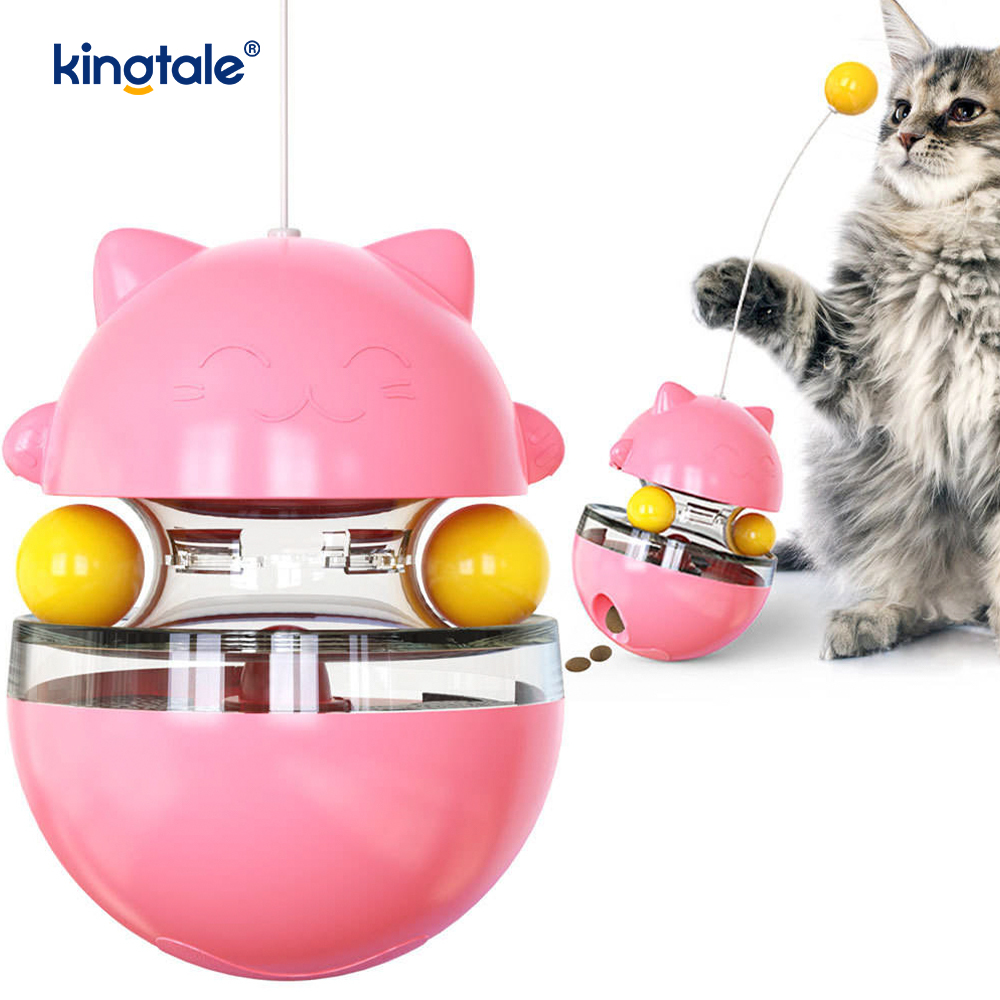Interactive Cat Toy the Tumbler Teases the Cat and Missing the Ball Bagong Cat Toy