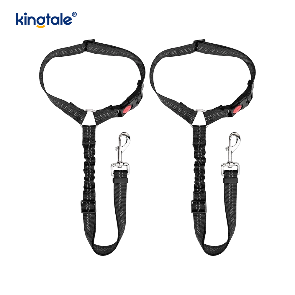 Matibay na Polyester Reflective Pet Car Seat Belt Leash Anti-Rush