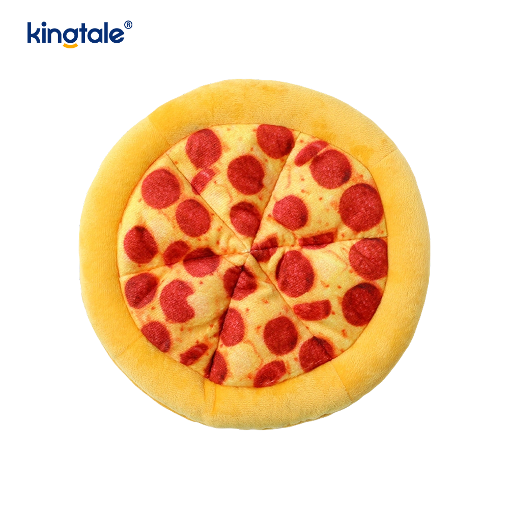 Nakakatuwang Squeaky Chew Toys para sa Mga Alagang Hayop — Pizza at Donut