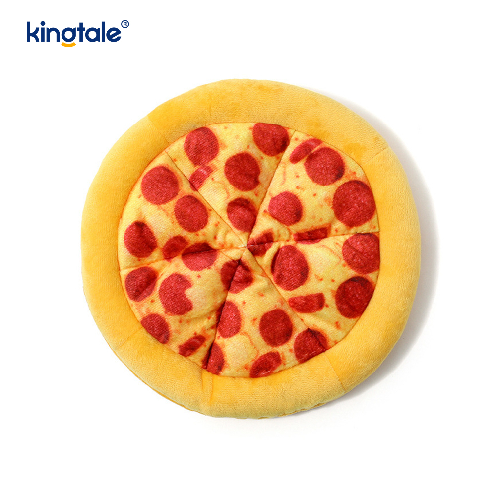 Nakakatuwang Squeaky Chew Toys para sa Mga Alagang Hayop — Pizza at Donut