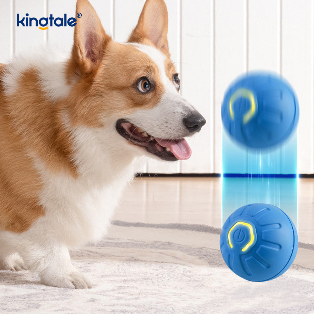 Matibay na Remote Control Dog Ball Awtomatikong Aktibong Rolling Ball para sa Mga Aso