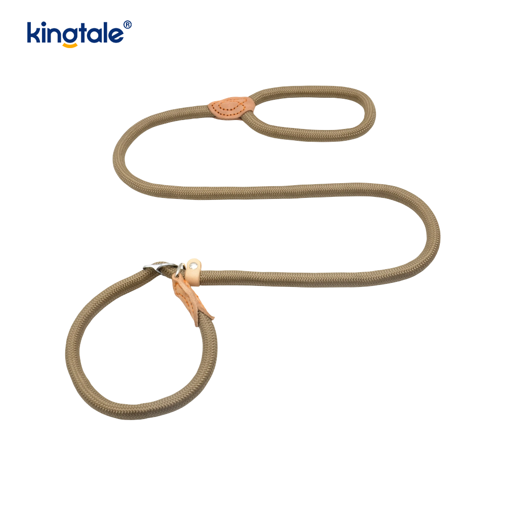 Anti-Pull Extra-Long at Thick P-Leash para sa mga Dog Training Slip Lead