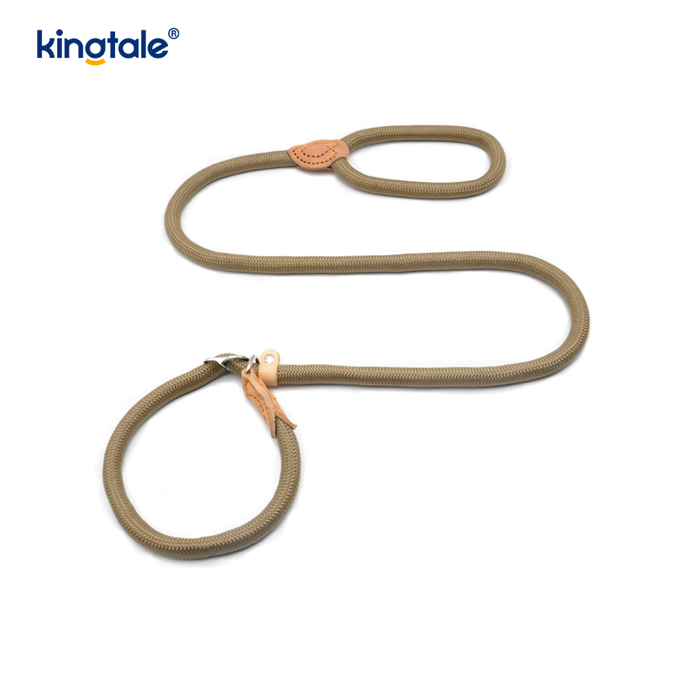Anti-Pull Extra-Long at Thick P-Leash para sa mga Dog Training Slip Lead