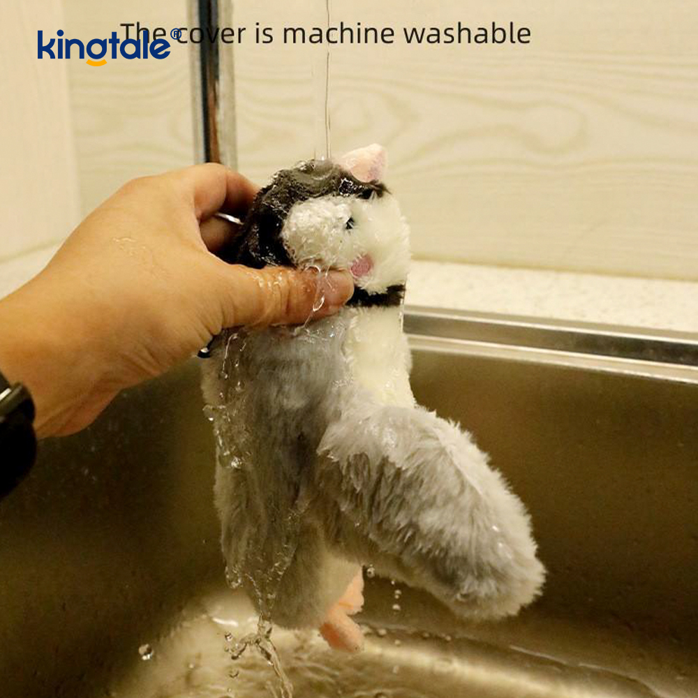 Plush, Realistic Bird/Electric Rechargeable Cat Toy na Tunog Kapag Tinatapik