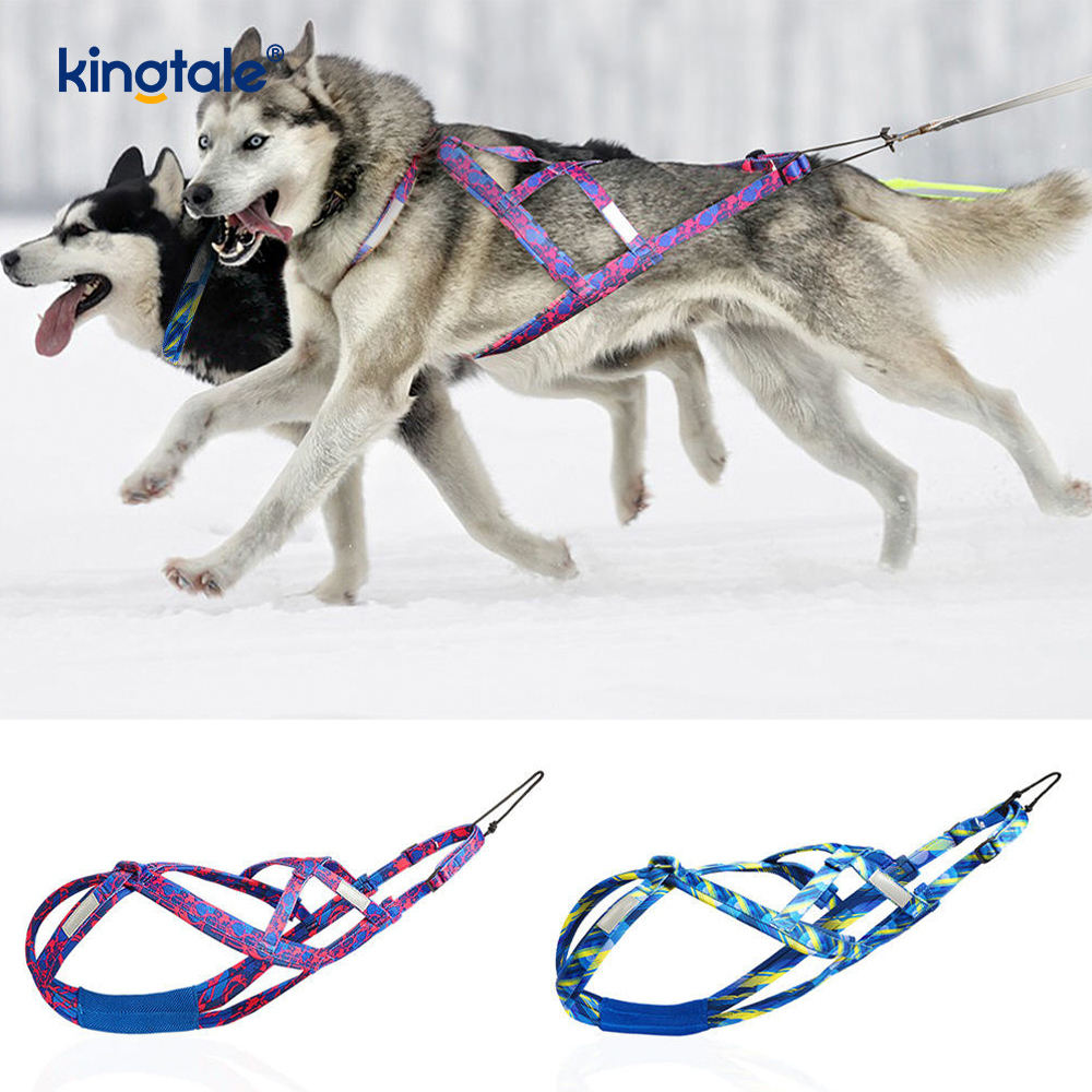 Dog Pulling Husky Mushing Harness X Back Harness para sa Mga Aso