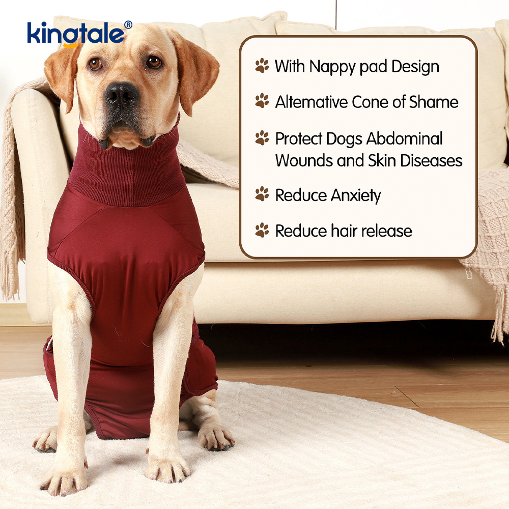 Dog Recovery Suit Sugat sa Tiyan Puppy Surgical Clothes Post-operative Vest